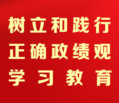 树立和践行正确政绩观